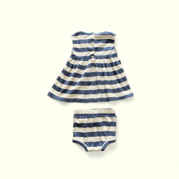 #055, kate quinn 2 piece matching set, dress and panty, size 3-6 mo - Picture 2 of 3